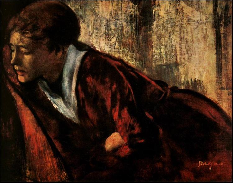 Melancholy, Edgar Degas